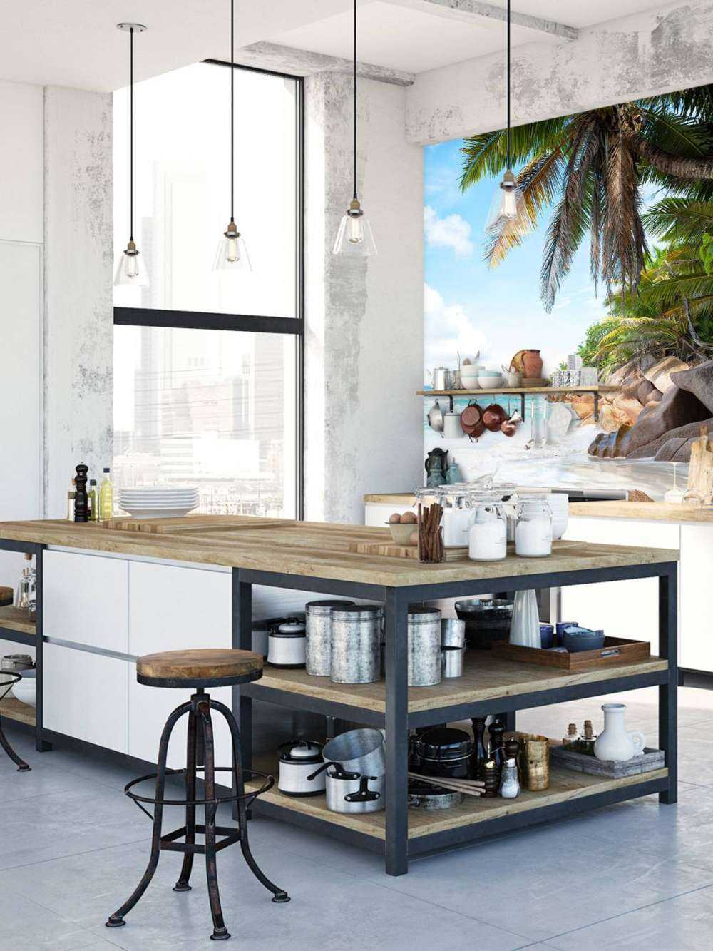 Bella spiaggia di sabbia tropicale