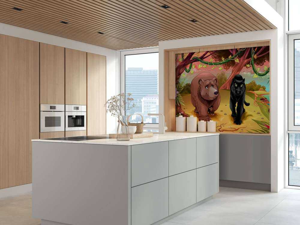 Animali amichevoli della giungla