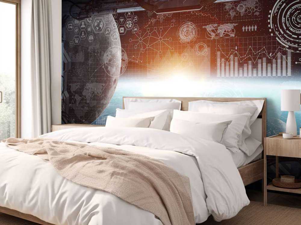 La terra da una stazione spaziale