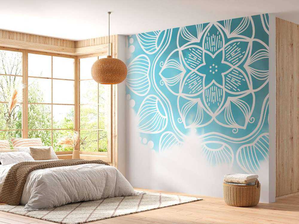 Mandala di colore dell'acqua