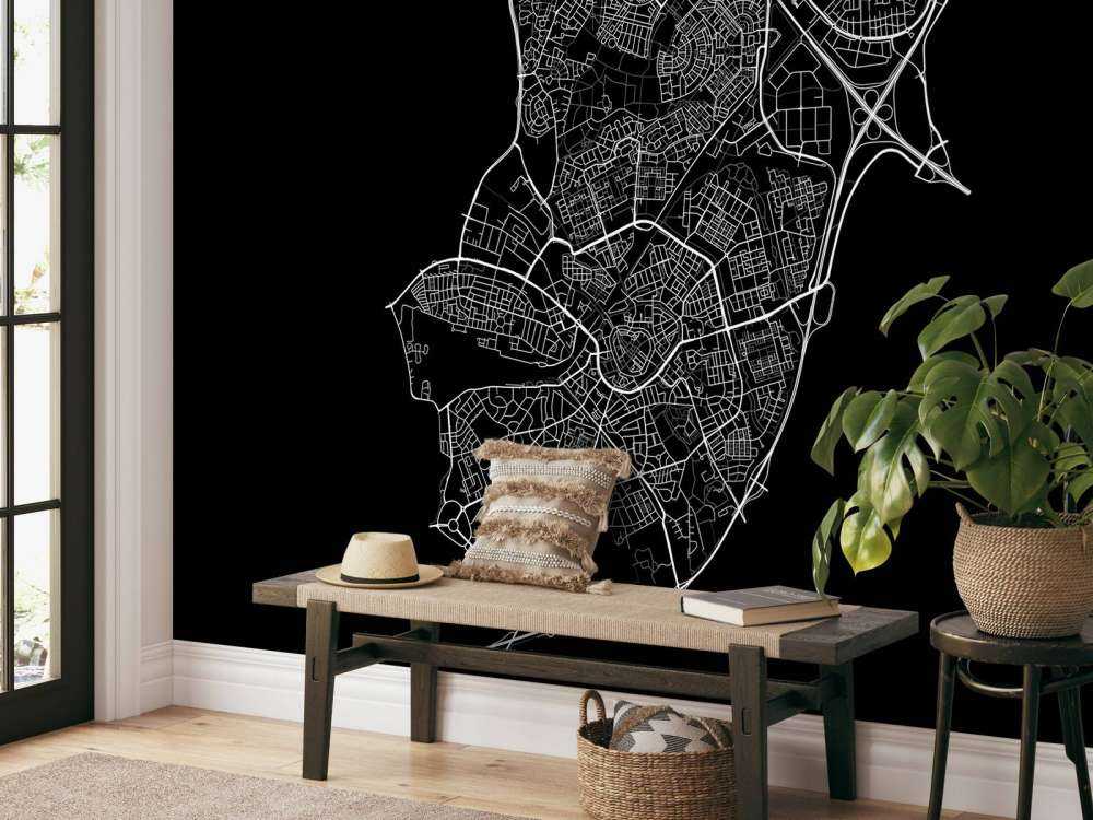 Mappa di Amersfoort, nero