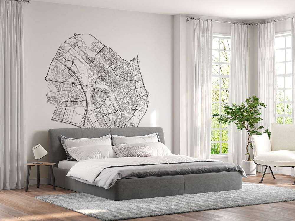 Mappa di Utrecht, bianco