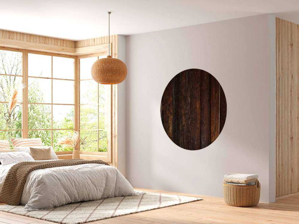 Legno scuro bruciato