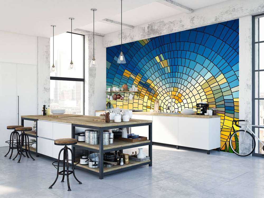 Tramonto su un prato