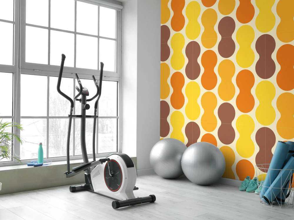 Motivo floreale retrò