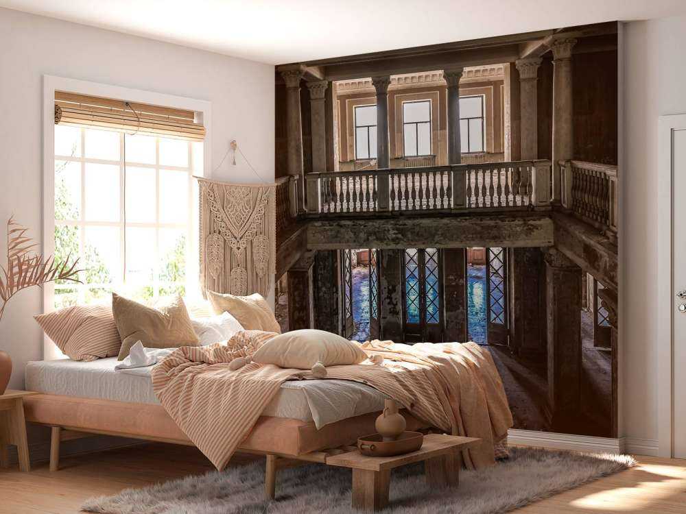 Vecchia casa di campagna in rovina