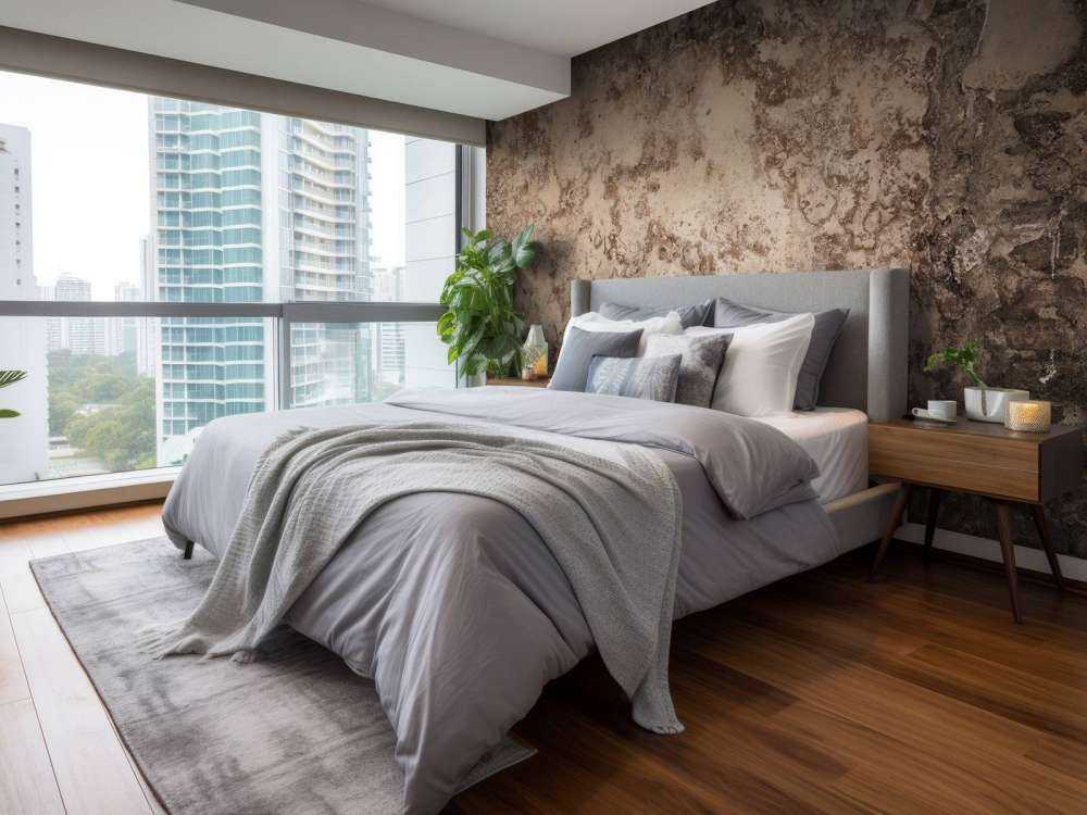 Calcestruzzo con stucco