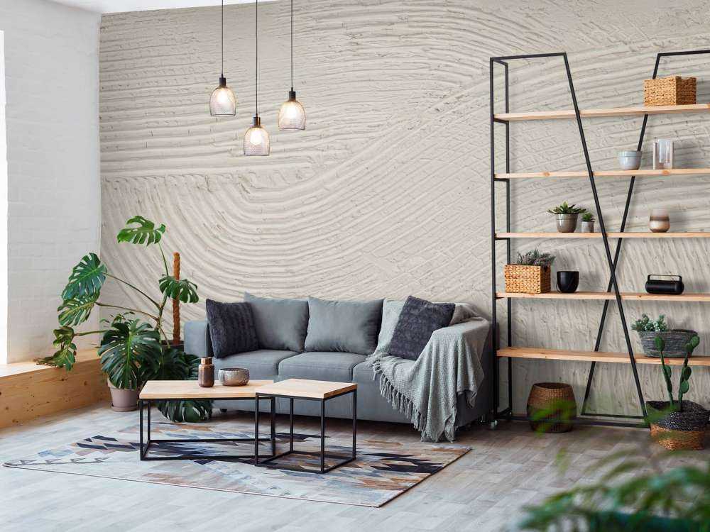 Linee strutturate in bianco sporco