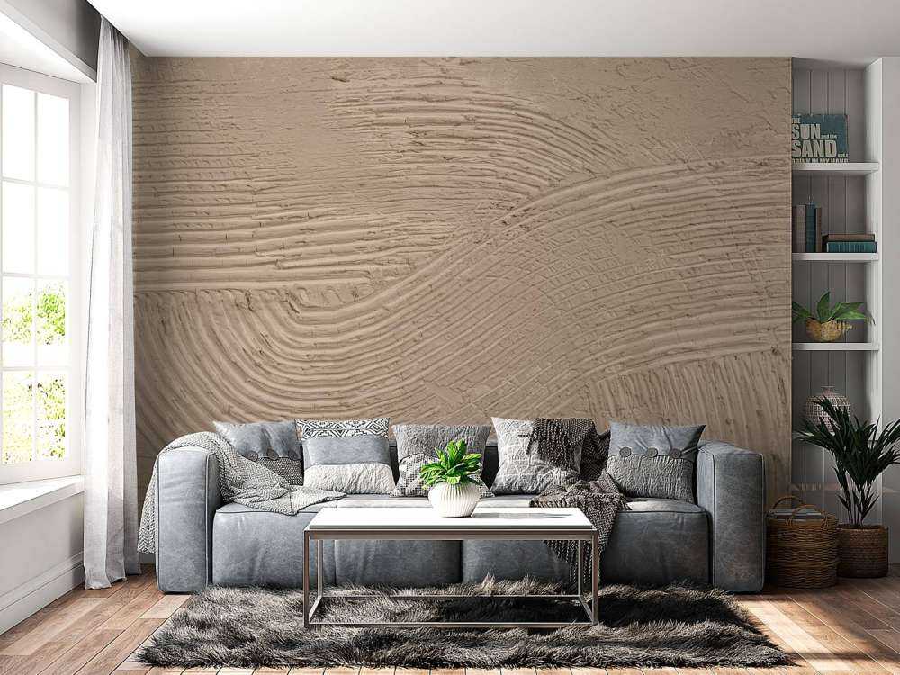 Linee strutturate in taupe