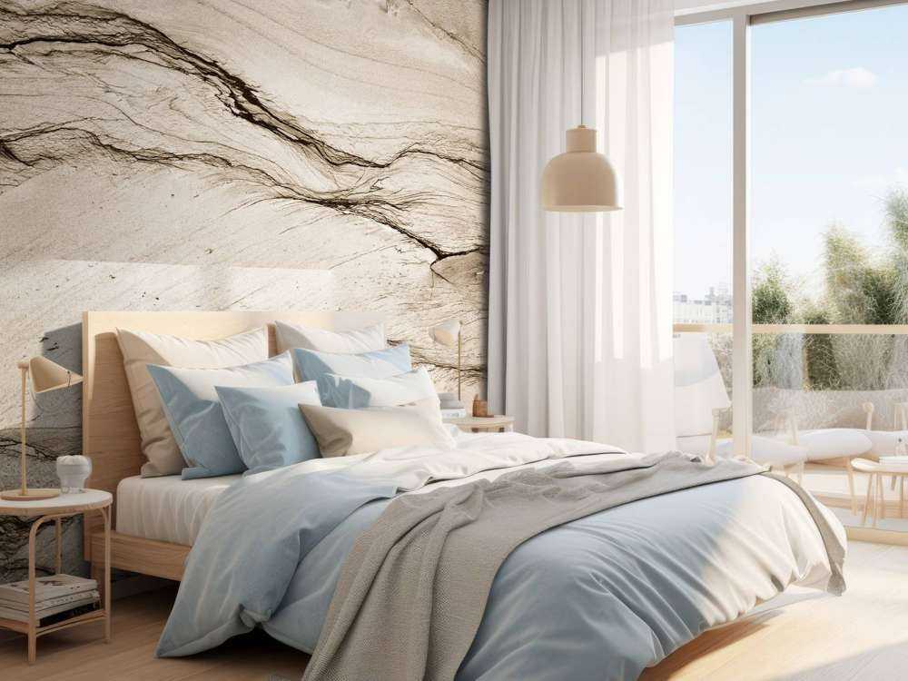 Marmo beige ondulato