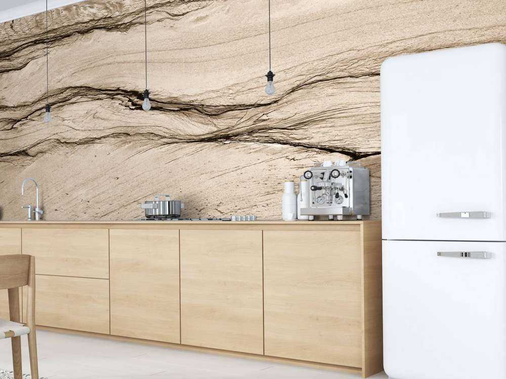 Marmo beige ondulato