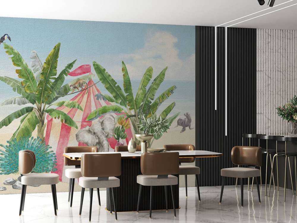 Il circo sulla spiaggia