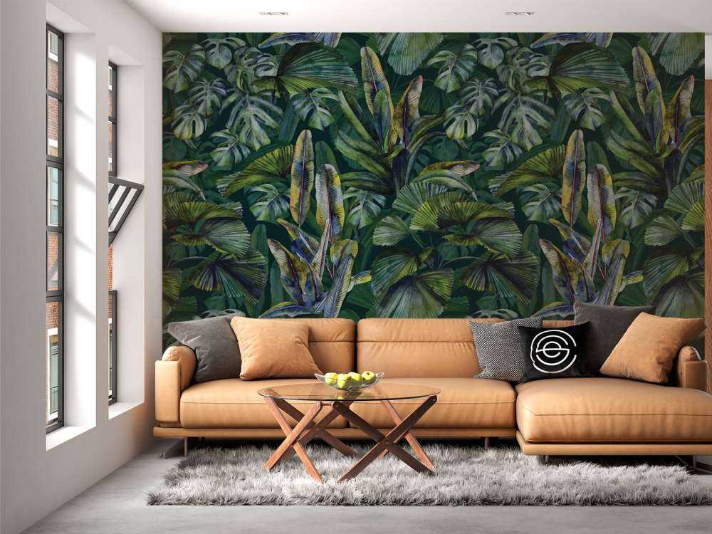 Foglie disegnate a mano