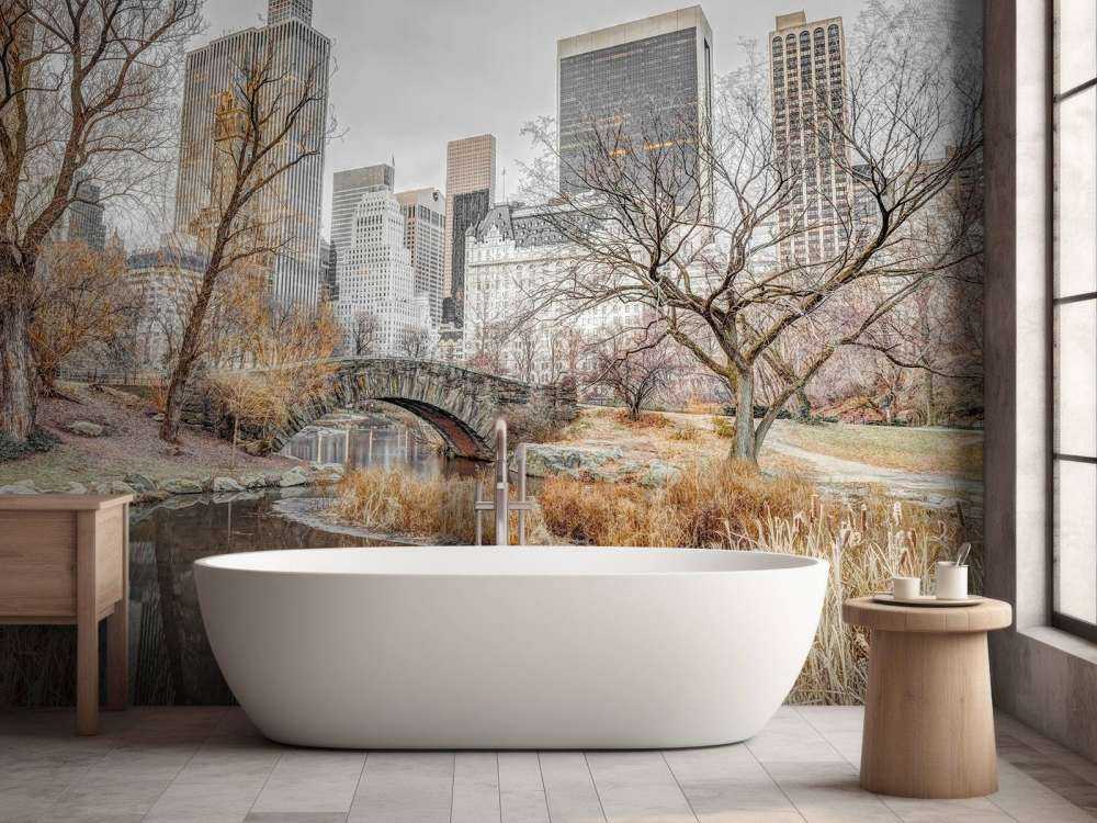 Parco centrale in inverno