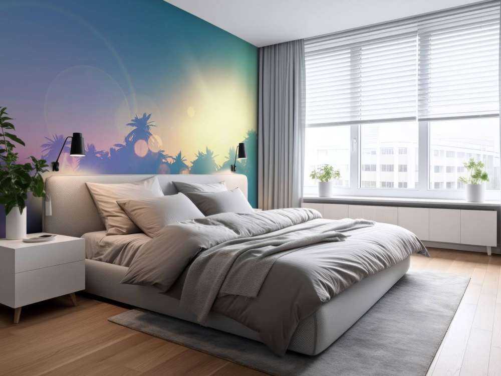 Palme con effetto retrò