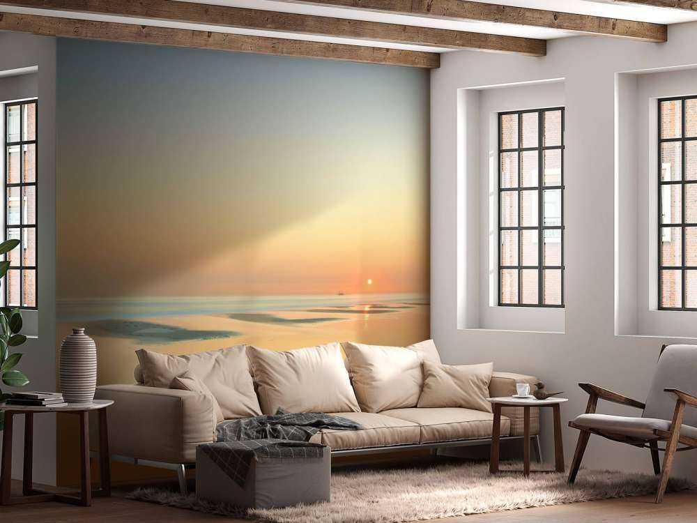 Tramonto sulla spiaggia