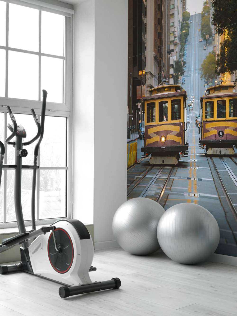 Tram gialli a San Francisco USA