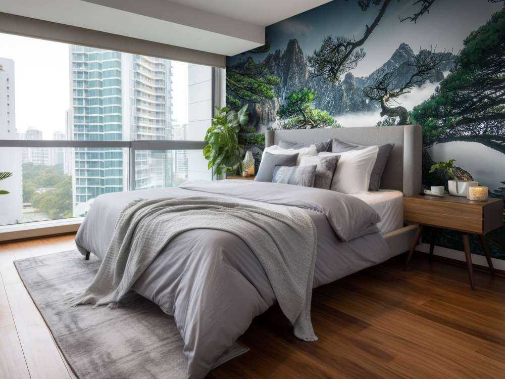 Strange pine tree in Yellow mountain