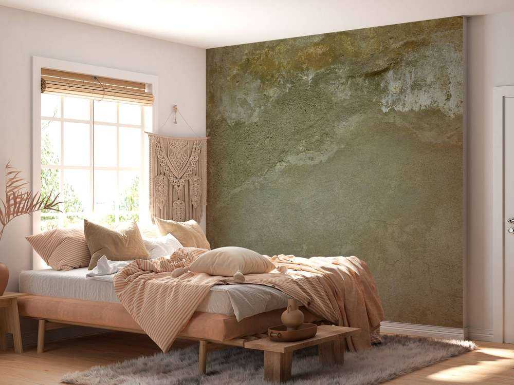 Muro con stucco restaurato