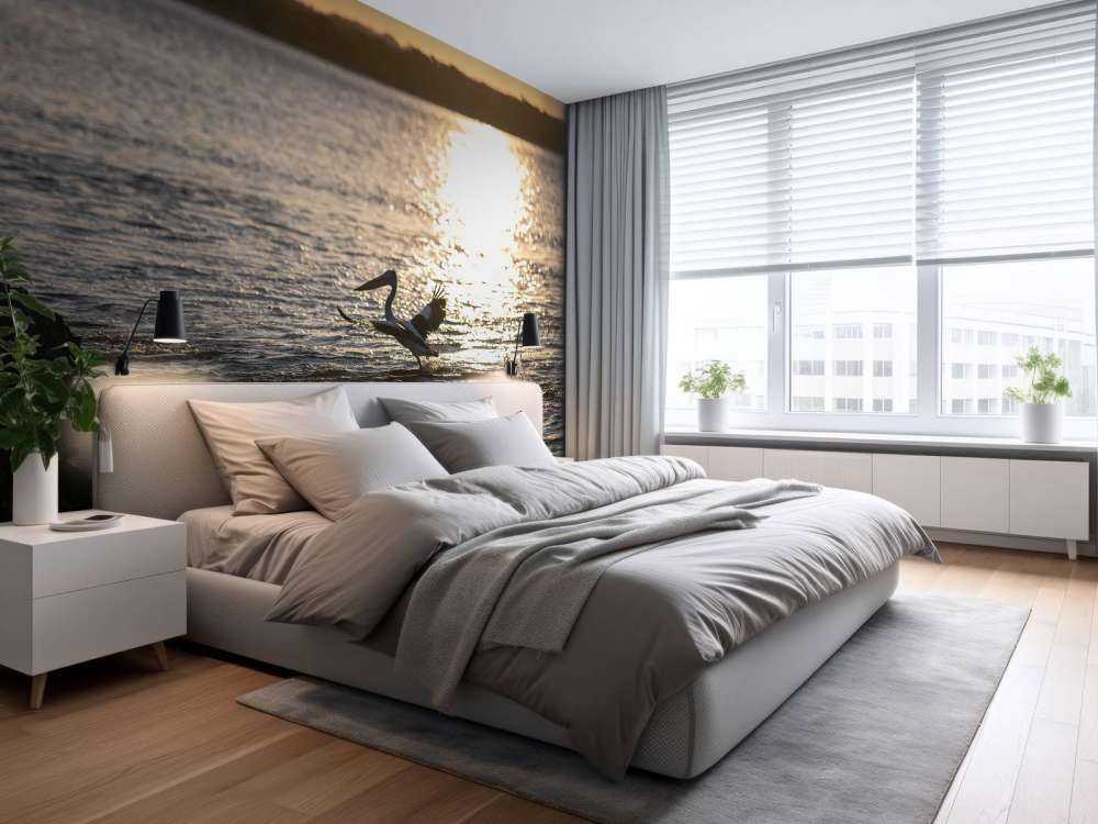 Pellicani al tramonto