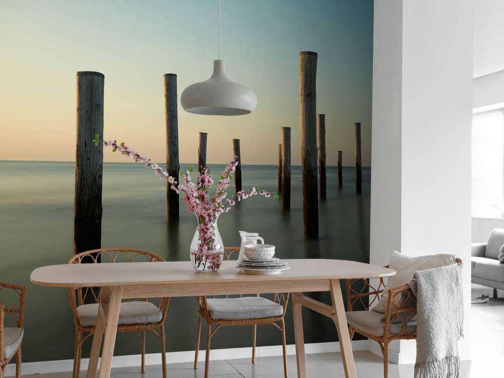 Posti spiaggia in legno