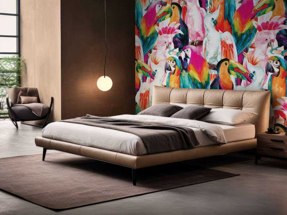 Uccelli dai colori tropicali