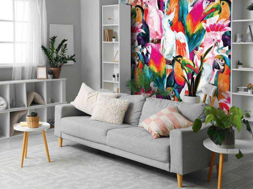 Uccelli dai colori tropicali