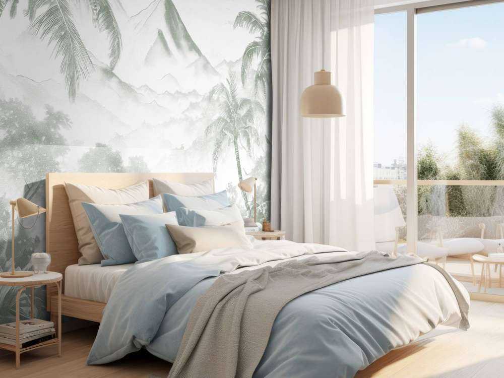 Alba sull'Isola Vulcanica, verde