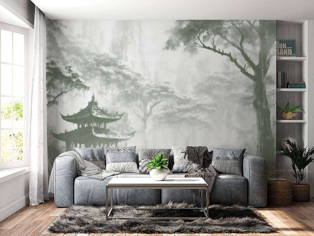 Padiglione Orientale Nebbioso, verde