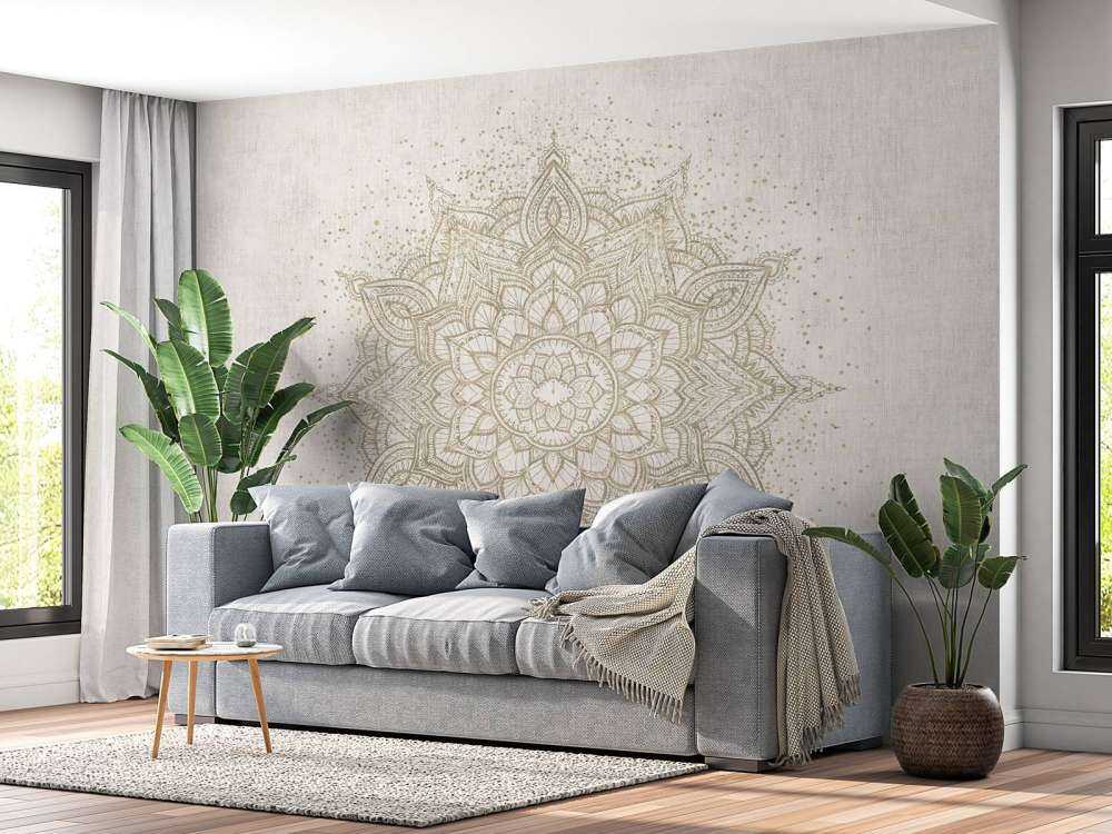Mandala Golden Sparkling - beige