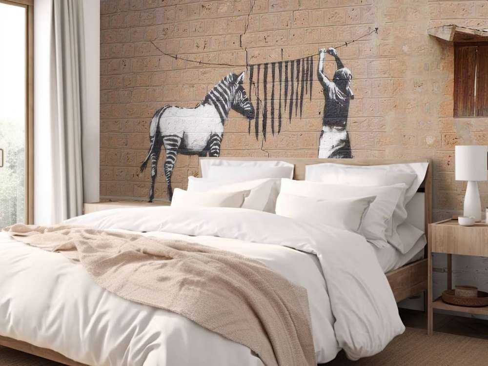 Banksy - Zebra clothes