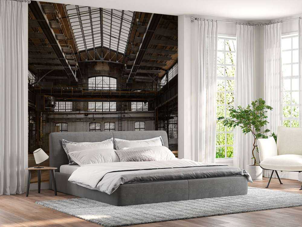 Verlaten industriële hal