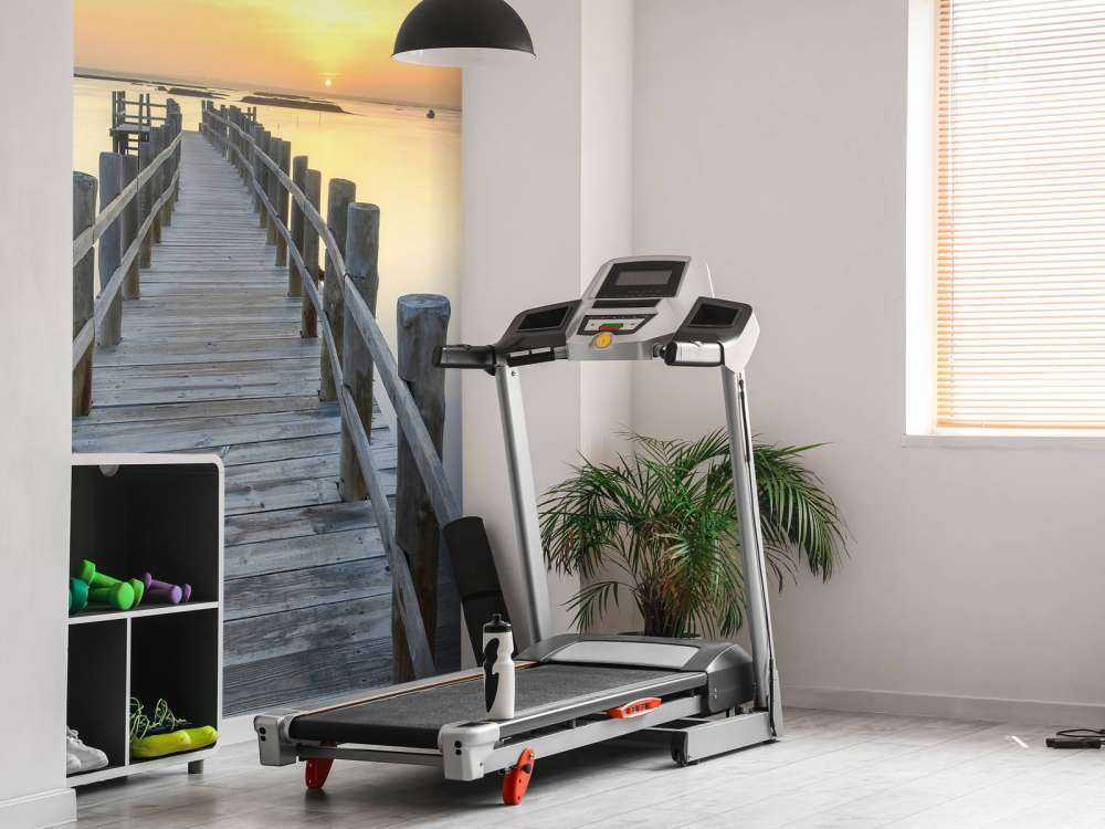 Ponteggi in legno al tramonto