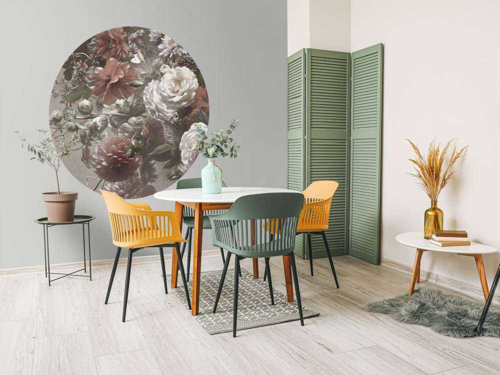 Grande bouquet con papaveri crema