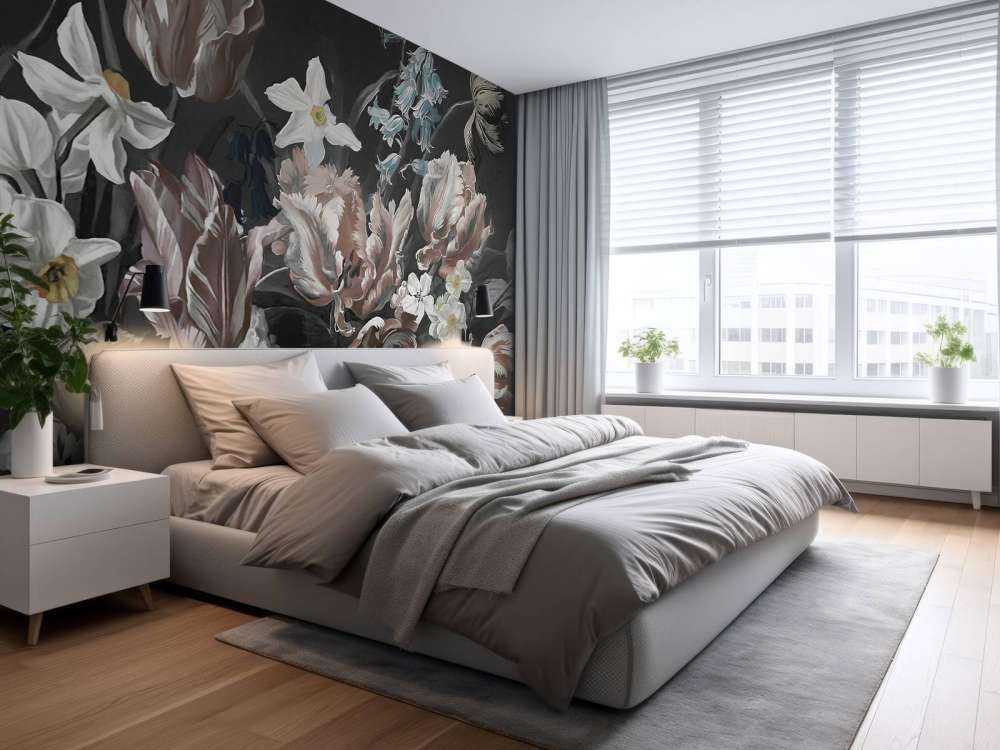 Bouquet con peonie arancioni