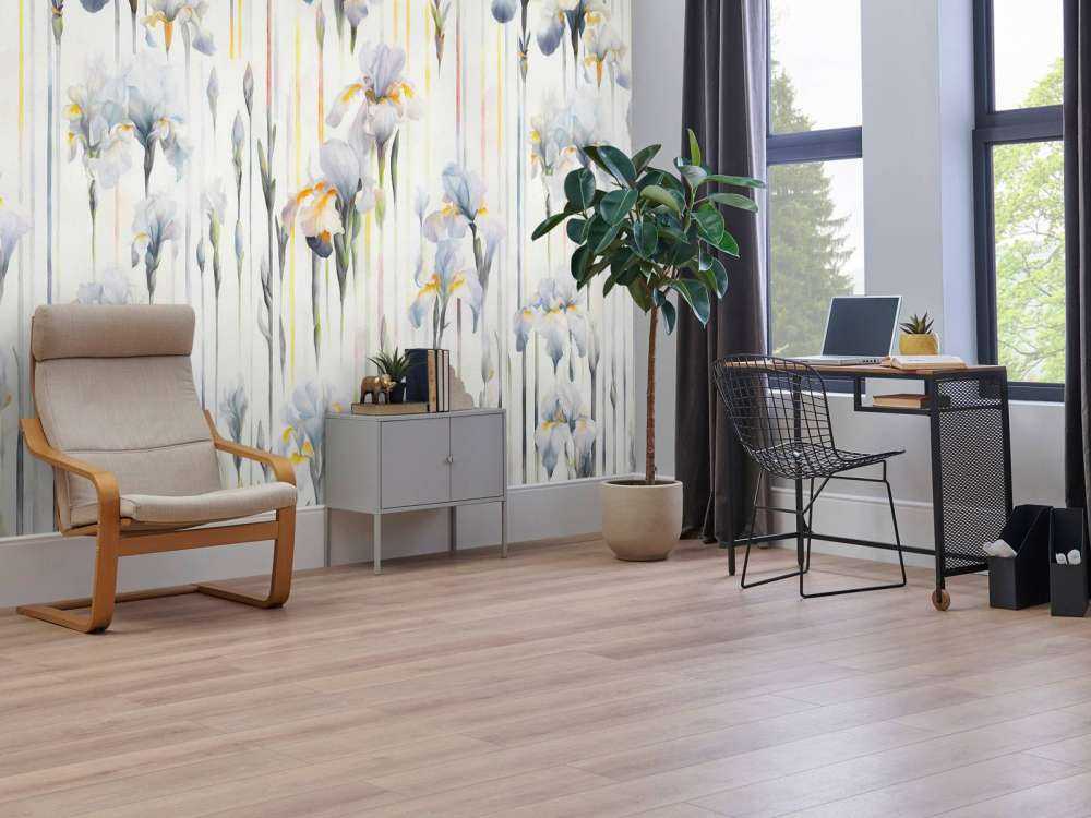 Iris e Strisce Blu Senza Giunzioni