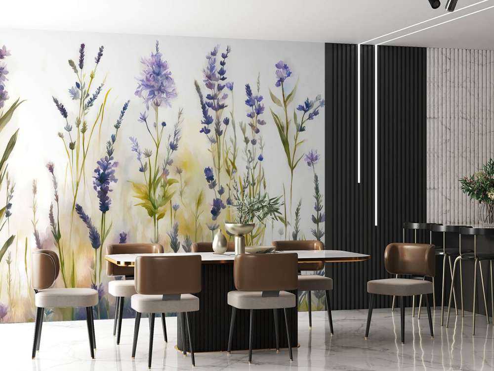 Lavanda Radura Senza Giunte Pastello