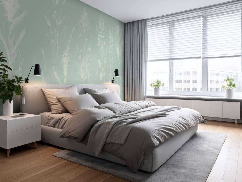 Lavanda Radura Senza Giunte Verde Menta