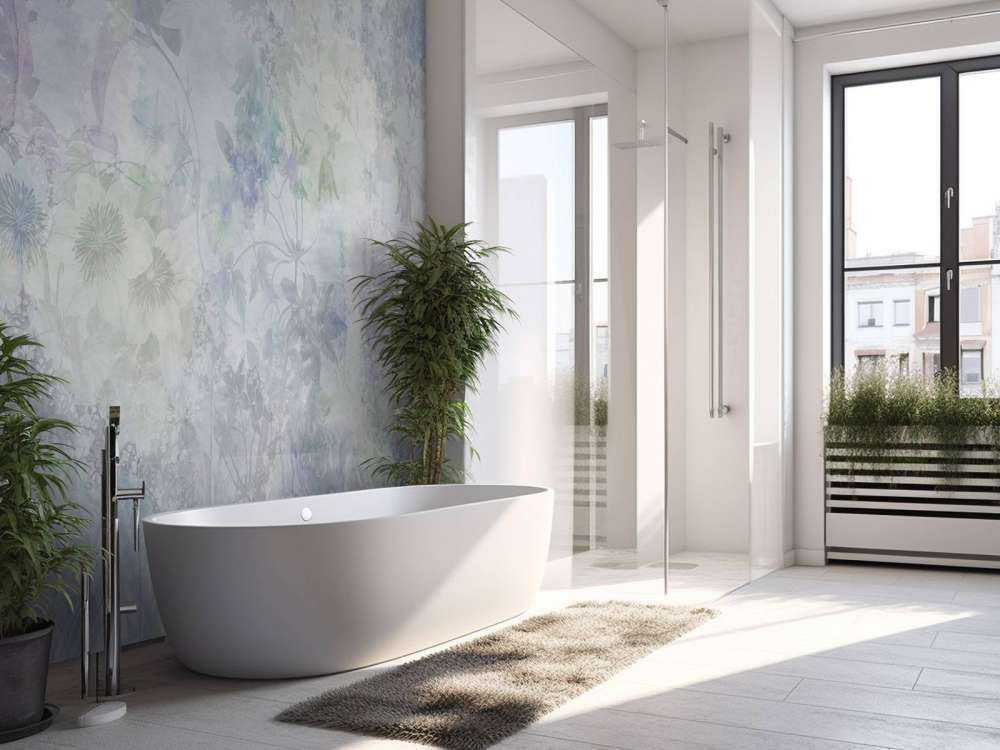 Acquerello Giardino Viola