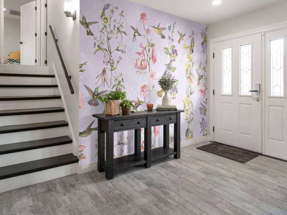 Fiori di prato e giardino viola