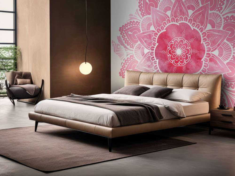 Mandala con motivo floreale