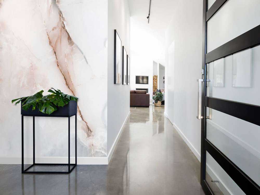 Marmo con tinta rosa