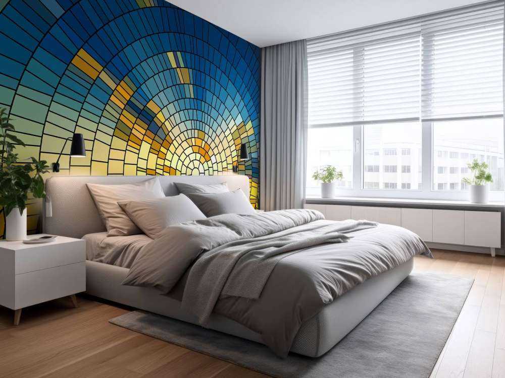 Tramonto su un prato