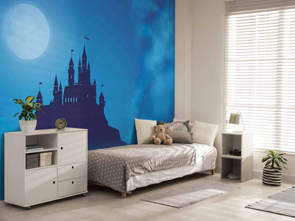 Castello con la luce della luna