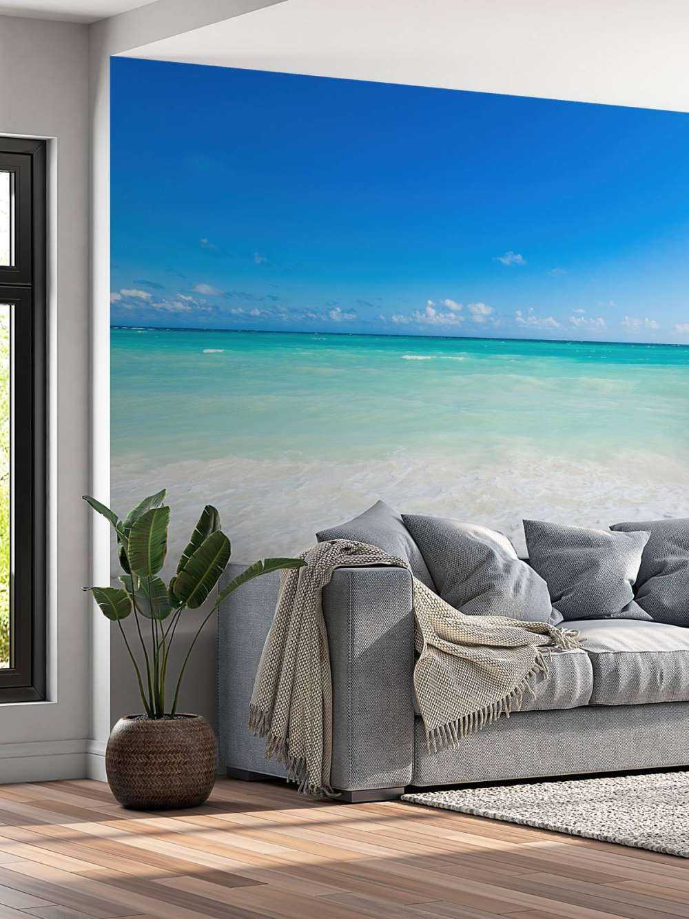 Spiaggia bianca e onde