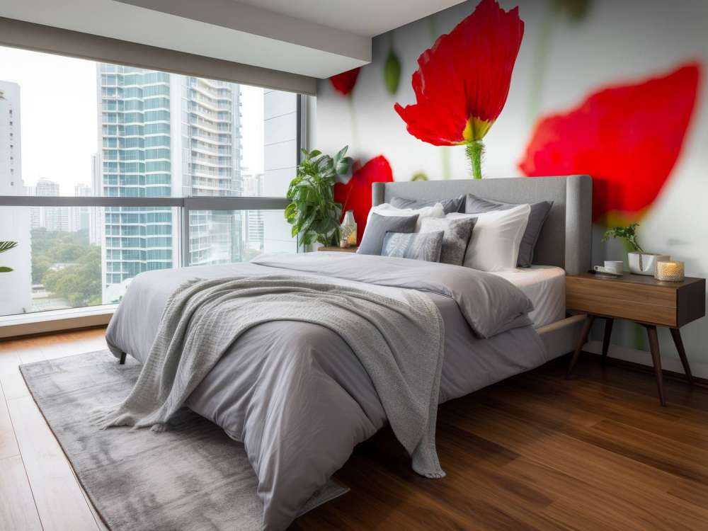 Papaveri rossi ravvicinati