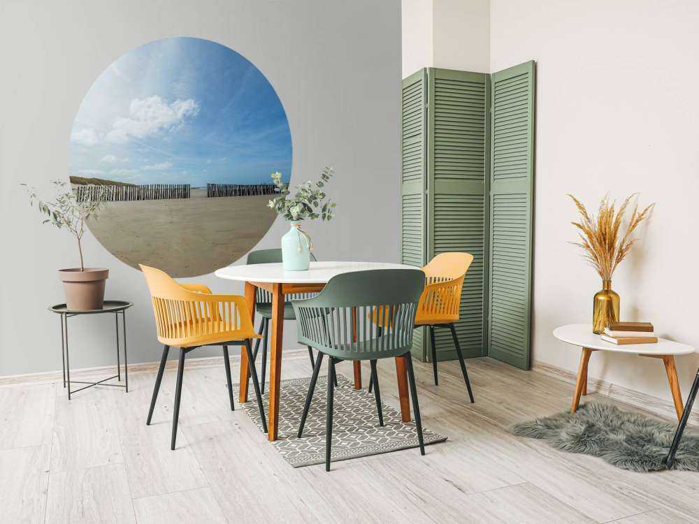 Frangiflutti sulla spiaggia