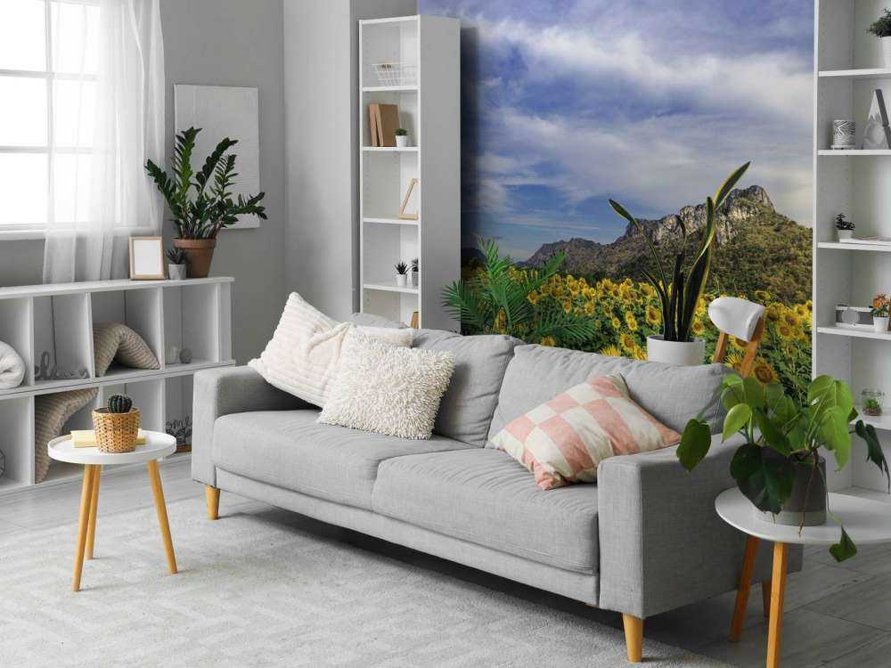 Campo fiorito giallo