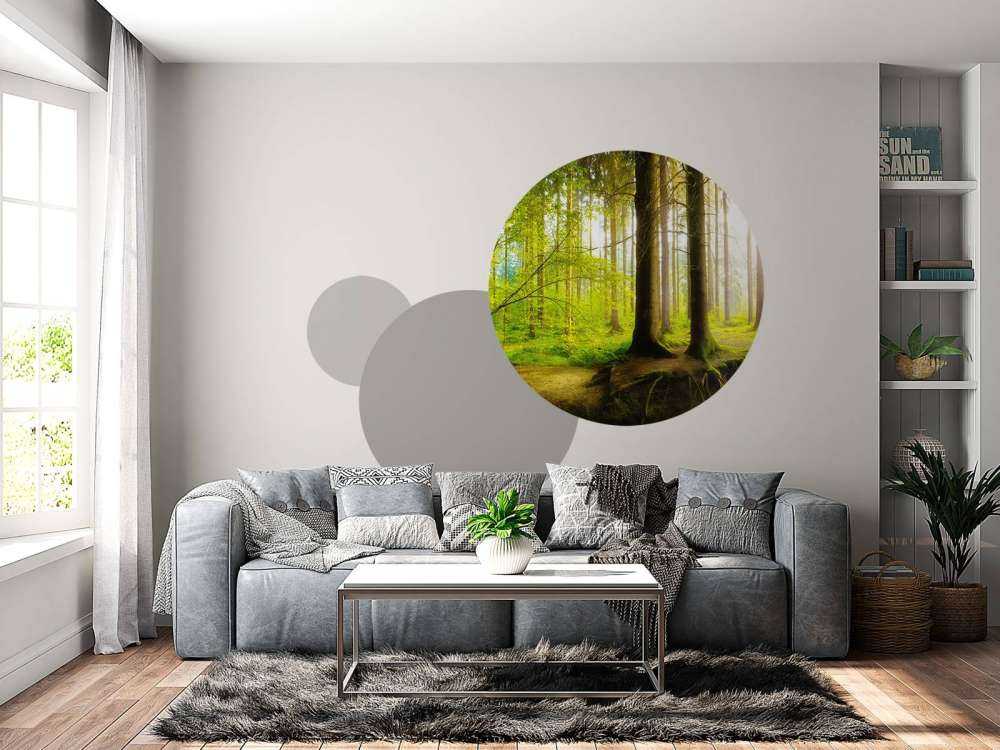 Fresca foresta verde