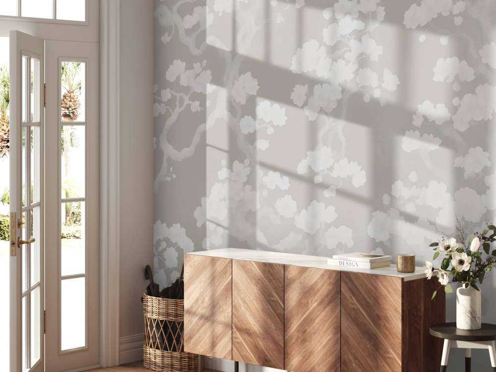 Meravigliosa foresta in fiore - taupe